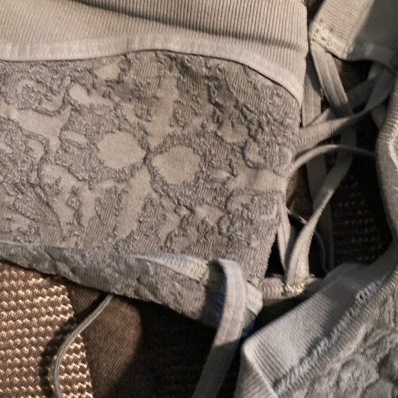 Free People Intimately love Your way longline bralette m/l in blue/gray - Picture 9 of 9